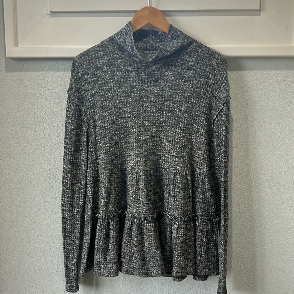 Anthropology, brand tunic, peplum sweater